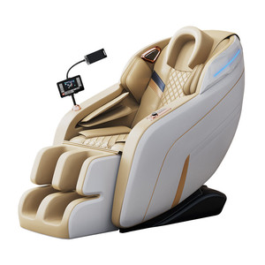Smart Massage <b>Chair</b> Full Body <b>Zero</b> <b>Gravity</b> Voice Control Heat Therapy Home Use Straight Guide Rail 30 Airbags - Product Image 5