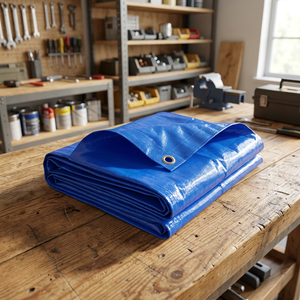 PE Tarpaulin Waterproof Windproof Transparent Plain Style for Boys & Girls Outdoor Use Eco-Friendly Tent Cover - Product Image 2