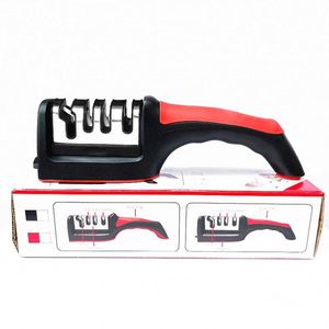 Aiguiseur de couteaux 3 étapes pour affûter les couteaux en acier terni, les couteaux de cuisine et les couteaux de poche - Product Image 1