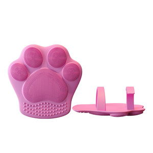 Nouvelle brosse nettoyante pour le visage en silicone à griffes de chat, brosse à poils doux pour un nettoyage facial en profondeur, massage des pores, brosse nettoyante pour le visage en silicone portable - Product Image 1