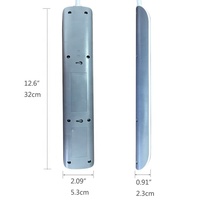 Stop Kontak Ekstensi USA 15A 2 Port USB A 6 Outlet dengan Pelindung Lonjakan Arus, Strip Daya Desktop Bersertifikasi ETL, Kabel 4 kaki