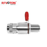 Parafoudre coaxial intégré N mâle vers N femelle 0-6 GHz pour montage sur panneau