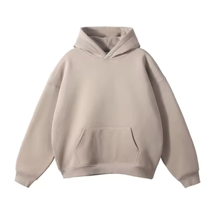 Sweat à capuche personnalisé en coton épais, coupe oversize, design uni, style unisexe, qualité supérieure, style urbain, décontracté moderne, pour homme - Product Image 3