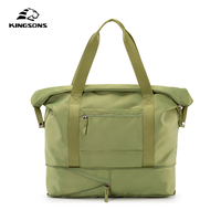 Sac fourre-tout léger et extensible pour femme, en tissu RPET recyclé GRS, écologique, grande capacité, idéal pour les voyages, vente en gros BSCI Kingsons