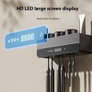 <span class=keywords><strong>Pratique</strong></span> Simple ultraviolet brosse à dents désinfectant mural porte-brosse à dents <span class=keywords><strong>électrique</strong></span> stérilisation intelligente séchage - Product Image 2