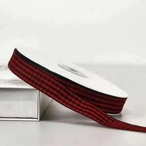 ริบบิ้นโพลีเอสเตอร์ลายสี่เหลี่ยมแบบม้วน ขายส่ง สำหรับงานปาร์ตี้คริสต์มาส - Product Image 6