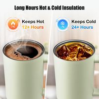 Gobelet isotherme réutilisable de 40 oz avec poignée et paille, plusieurs couleurs, impression personnalisée, fourni par l'usine