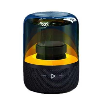 Portable Smart Wireless Bluetooth Speaker Colorful LED Night Light Bedside Table Lamp For Better Sleeps Bluetooth Speaker
