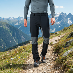 Pantaloni da Trekking da uomo CAMPELLI Casual leggero e traspirante antivento Plus Size a vita bassa-per escursioni estive invernali - Product Image 3