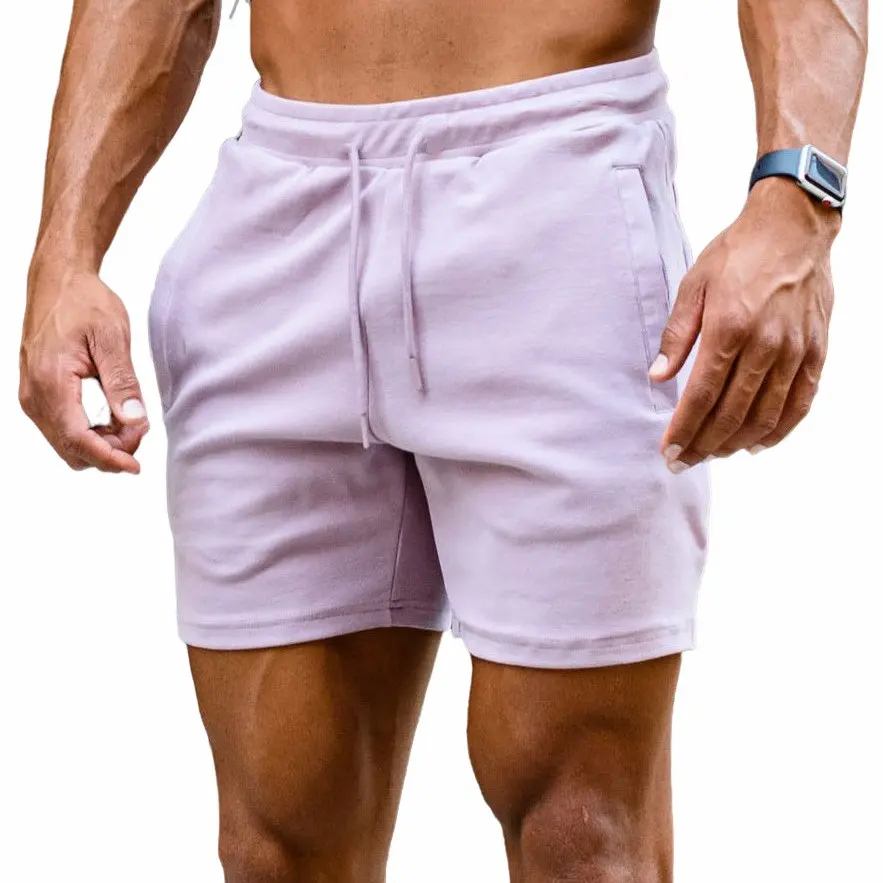 All'ingrosso palestra sport da corsa allenamento In cotone Spandex corti da uomo traspirante pantaloncini Casual alla rinfusa