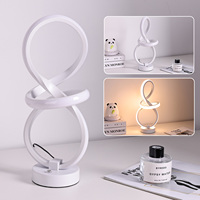 Lampe de bureau à led pour éclairage intérieur avec lampe tubulaire, design moderne, minimaliste, luxe, protection exe