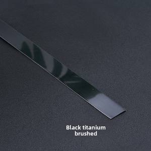 Moulures murales autocollantes Sunsbuild en acier inoxydable doré miroir, imperméables et durables, pour les bords des carreaux muraux et de plafond d'atelier - Product Image 3