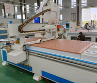 Mesin CNC Otomatis 4x8 dengan Pengganti Alat untuk Pengerjaan Kayu