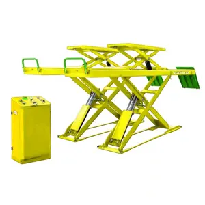 Super Thin Four Wheel Positioning Shear Lift Machine Alignment Scissor Car Lift