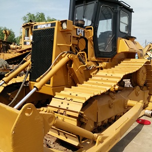 รถดันดิน CAT D5H ปี 2023 สีเหลือง มือสอง แบบตีนตะขาบ อุปกรณ์ก่อสร้าง กำลัง 280 กิโลวัตต์ ความจุดันดิน 6.5 เมตร ปั๊มเกียร์บ็อกซ์ - Product Image 5