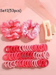 الأكثر مبيعًا من ساكورا دبوس شعر وردي عابر للحدود طقم ربطة شعر على الطراز الأوروبي والأمريكية إكسسوارات شعر مشبك مجموعة ربطات رأس - Product Image 6