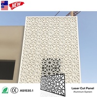 Panneau Mashrabia en aluminium sculpté CNC moderne et luxueux, façade métallique décorative découpée au laser pour la décoration intérieure et extérieure des hôtels