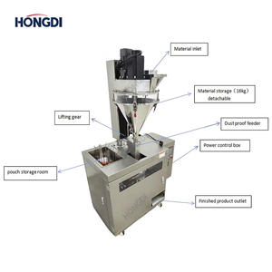 Máquina Envasadora de Polvo Totalmente Automática con Alimentación de Bolsas y Sellado para Azúcar de Coco y Proteínas en Polvo en Bolsas de Plástico/Papel - Product Image 3