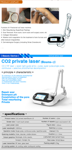 Portable CO2 Fractional Laser <b>Machine</b> Skin Tightening <b>Stretch</b> Mark Removal Cutting Women Private Vagine Tightening Laser <b>Machine</b> - Product Image 3