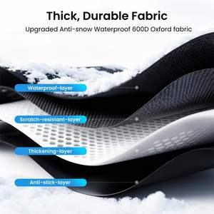 Reevaa-cubierta para parabrisas de coche, protección contra nieve y hielo, magnética, impermeable, de un solo color, estilo americano, para Toyota Faw Jp - Product Image 3