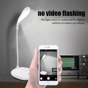 <span class=keywords><strong>Luz</strong></span> LED recargable por USB, cuello de cisne Flexible, mesa <span class=keywords><strong>para</strong></span> cuidar los ojos, Control táctil, lectura ABS portátil <span class=keywords><strong>para</strong></span> niños, iluminación interior - Product Image 5