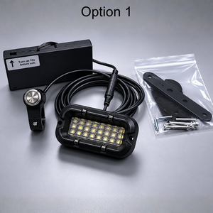 Luce LED Stile Baja Interamente in Metallo, Luce Ausiliaria Posteriore Alimentata a Batteria o Cablata <span class=keywords><strong>per</strong></span> <span class=keywords><strong>Moto</strong></span> Elettriche e Dirt Bike - Product Image 4