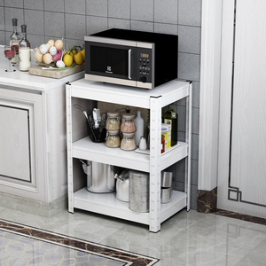 Oficina en casa aplicación 3 Nivel de almacenamiento de Metal ajustable <span class=keywords><strong>sin</strong></span> <span class=keywords><strong>tornillos</strong></span> estantes - Product Image 1