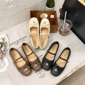 Nuove Tendenze Moda: Mocassini Retrò da <span class=keywords><strong>Donna</strong></span> con Fiocco, Slip-On Leggeri e <span class=keywords><strong>Antiscivolo</strong></span>, <span class=keywords><strong>Scarpe</strong></span> Basse per Tutte le Stagioni a Prezzo di Fabbrica - Product Image 1