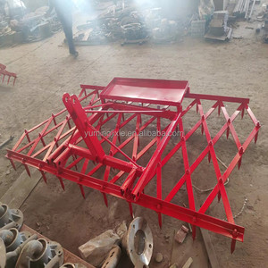 <span class=keywords><strong>Râteau</strong></span> agricole <span class=keywords><strong>à</strong></span> dents proches au sol pour tracteur, herse pour labourage et désherbage, outil agricole compatible avec boîte de vitesses - Product Image 2