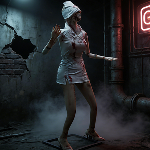 Infirmière <span class=keywords><strong>Zombie</strong></span> Animatronique Horreur pour Femmes Adultes Halloween Sanglante - Product Image 4