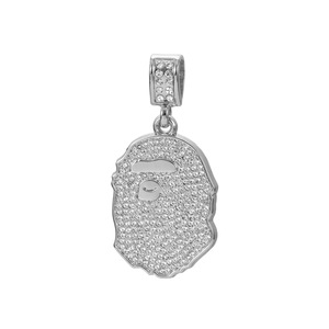 Collier pendentif tête de singe en zircon complet, nouveau design, vente en gros, bijoux pour hommes style hip-hop, accessoires de scène quotidiens, approvisionnement en vrac - Product Image 4