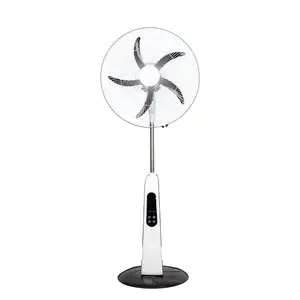 CHANGRONG NEW 99 Speed smart 16inch/18inch portable fan controller solar standing fan with remote control solar panel battery