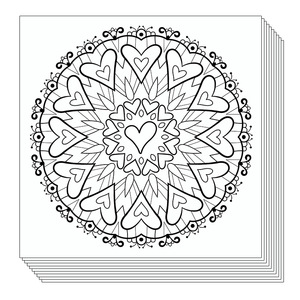 Carnet de coloriage Mandala pour adultes – Thérapie artistique <span class=keywords><strong>anti</strong></span>-<span class=keywords><strong>stress</strong></span> – Pages détachables pour soulager l'anxiété - Product Image 5