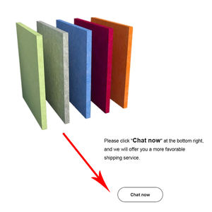 Panneau mural insonorisant haute densité HENGJIU, panneau acoustique en polyester PET, panneaux acoustiques en feutre absorbant le son pour studio, école - Product Image 2