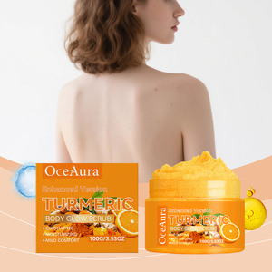 OceAura Turmeric <b>Body</b> Glow <b>Scrub</b> 100G Exfoliating Moisturizing Mild Comfort - Product Image 1
