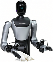 Robot logistique humanoïde universel ZERITH Z1 à double bras bionique, bras de manutention télescopique industriel, capacités multimodales, moteur 1