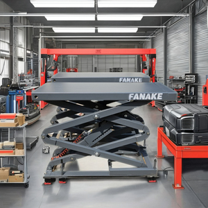 Sollevatore Idraulico a Forbice Fanke Mini per Auto, Fisso, Capacità 3.5 Tonnellate, Durata 10 Anni, Piattaforma di Lavoro Sollevabile Oltre 72.8 Pollici, per <span class=keywords><strong>Garage</strong></span> - Product Image 5