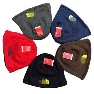 STAR HealthCare Autumn Winter Reversible 100% <b>Wool</b> <b>Beanie</b> Digital Printing Adult Unisex Versatile Letter Design Trendy - Product Image 1