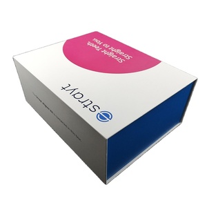 Personalizado grande de la tapa de la almeja de solapa magnética cierre de caja de regalo - Product Image 4