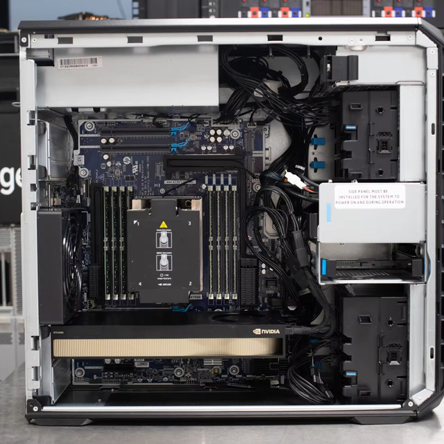 HPE High End Z6G5a Z6 G5 a Customized 3D Modeling Deep Learning Ai GPU Workstation PC AMD 9985WX