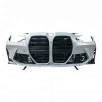 Pare-chocs avant d'occasion de haute qualité pour BMW Série 4 M4 G82 G83 avec ensemble ventilateur de radiateur et réservoir d'eau. Facile à installer.