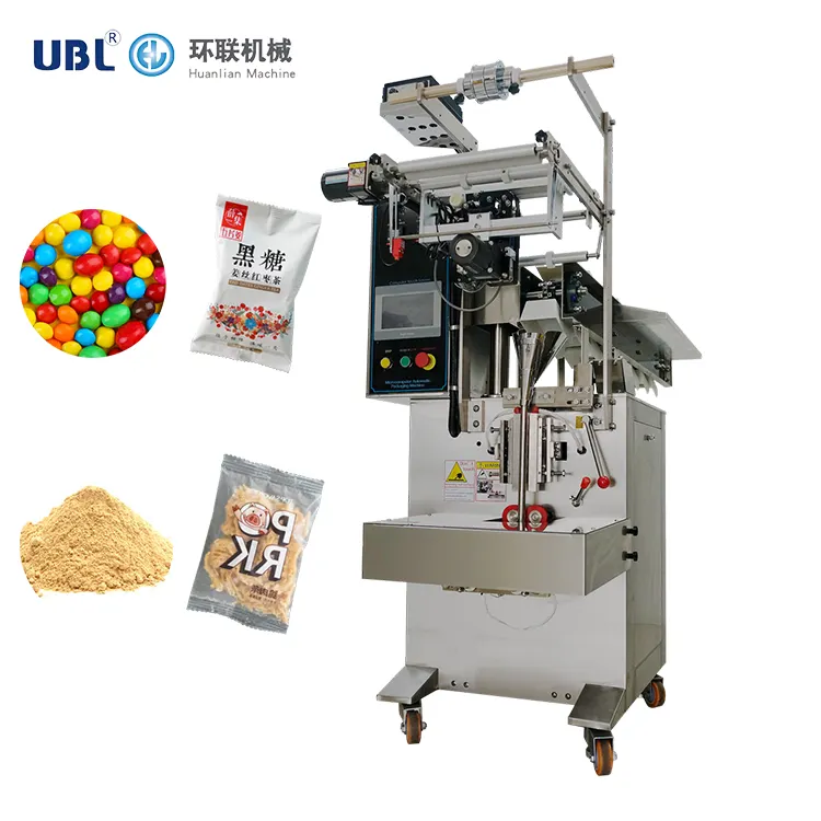 UBL mesin pengemasan kopi bubuk popcorn, mesin kemasan multifungsi kecil vertikal