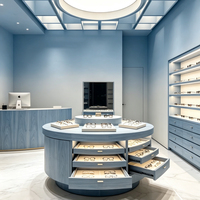 Vitrines d'exposition LED sur mesure pour lunettes de mode ; Vitrines de haute qualité, durables