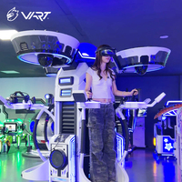 Máquina de Juego de Realidad Virtual VART 9D, Simulador de Vuelo VR con Efectos Especiales