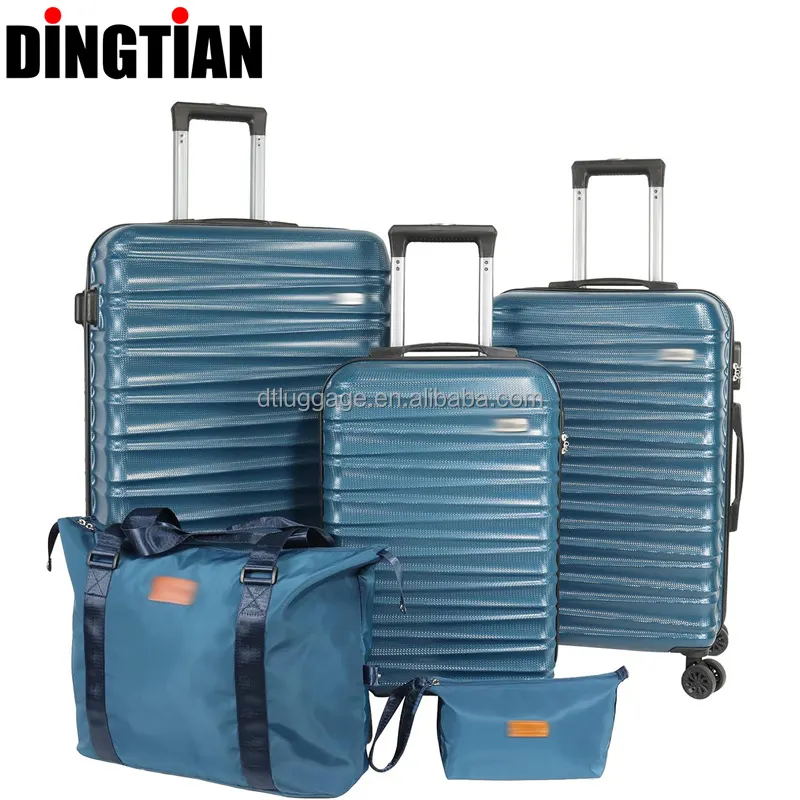 ABSPCキャビンサイズ軽量4スピナーホイールスーツケース中国製荷物Koffer Valise Trolley Maletas De Viaje Baggage OEM