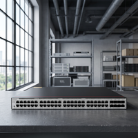 S5755 Seri S5755-S48T8Y Switch Jaringan Kelas Enterprise dengan 48 Port Ethernet 10/100/1000 Base-T dan 8 Port SFP28 1/2.5/10/25GE
