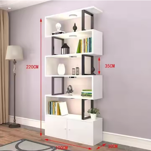 Meilleures ventes : Meuble de rangement en bois, étagère à livres, présentoir pour salons de beauté et coiffure, adapté à diverses applications : salons de coiffure, salles de sport, chambres, salles à manger, salles de bain - Product Image 3