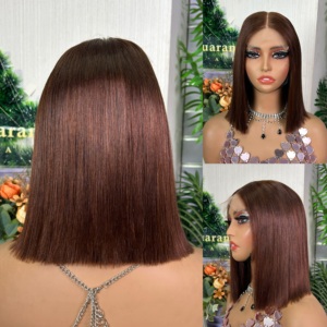 วิกผมบ๊อบแบบปิดหน้าผาก SDD 2x6  ทำจากผมแท้ 100%  ไม่ต้องใช้กาว  แบบผมตรง - Product Image 5