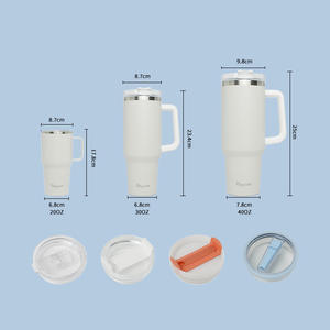 Пользовательские логотип 40oz Двойные стенки из нержавеющей стали вакуумные стаканы портативные бутылки для воды с ручкой и соломой - Product Image 3