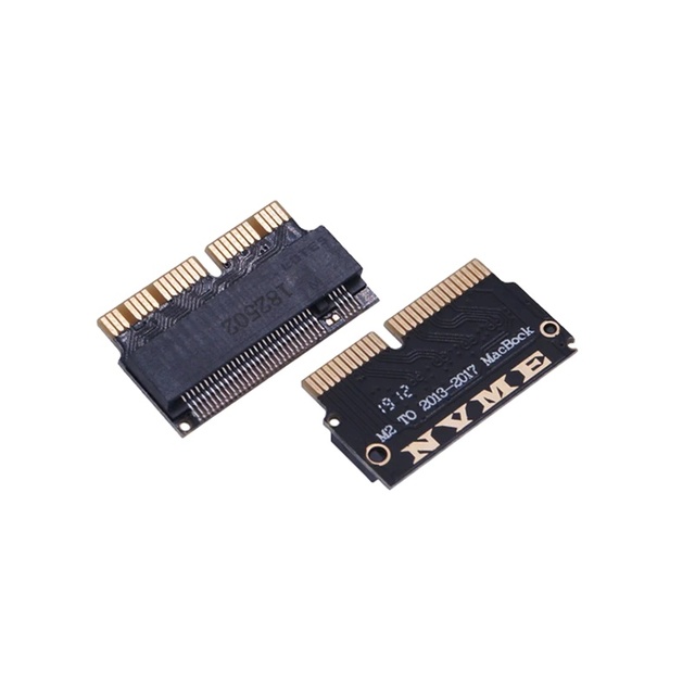 For Macbook SSD Adapter M.2 NVMe PCI-E M2 SSD Converter Card for Apple Macbook Air Pro 2013-2017 A1466 A1502 Form Computer Part